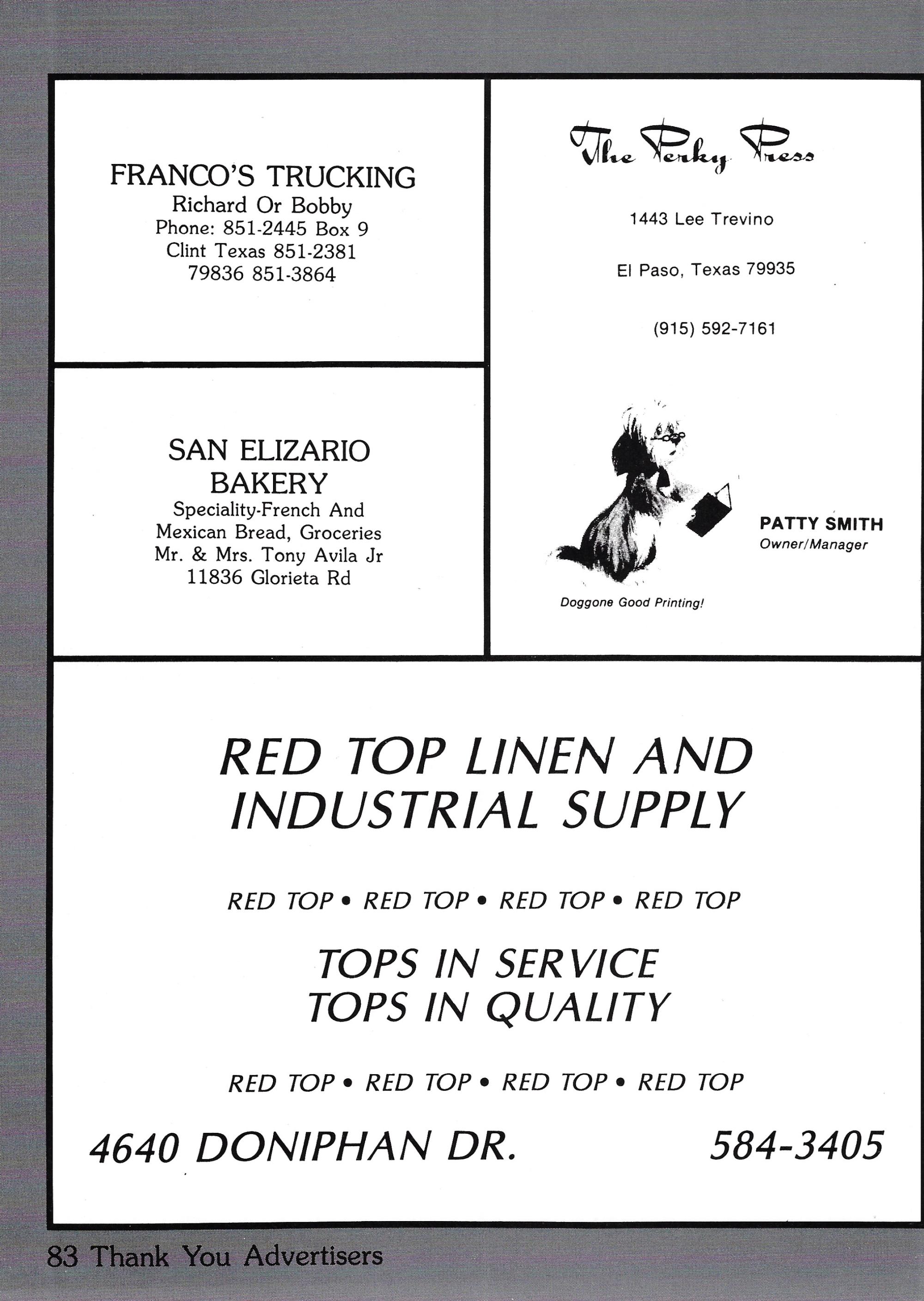 El Chato SHS Yearbook (1983) - El Chato #214