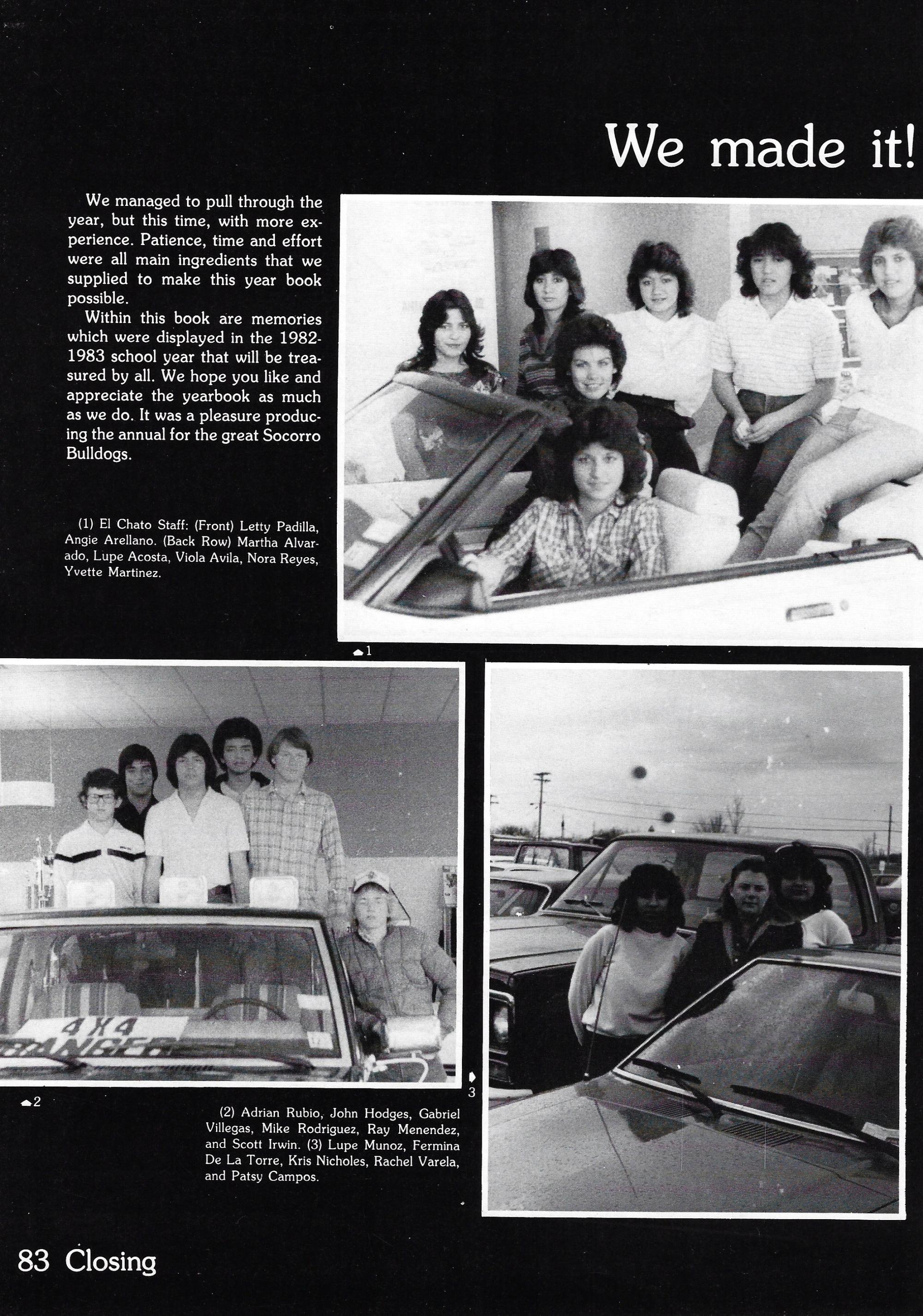 El Chato SHS Yearbook (1983) - El Chato #216