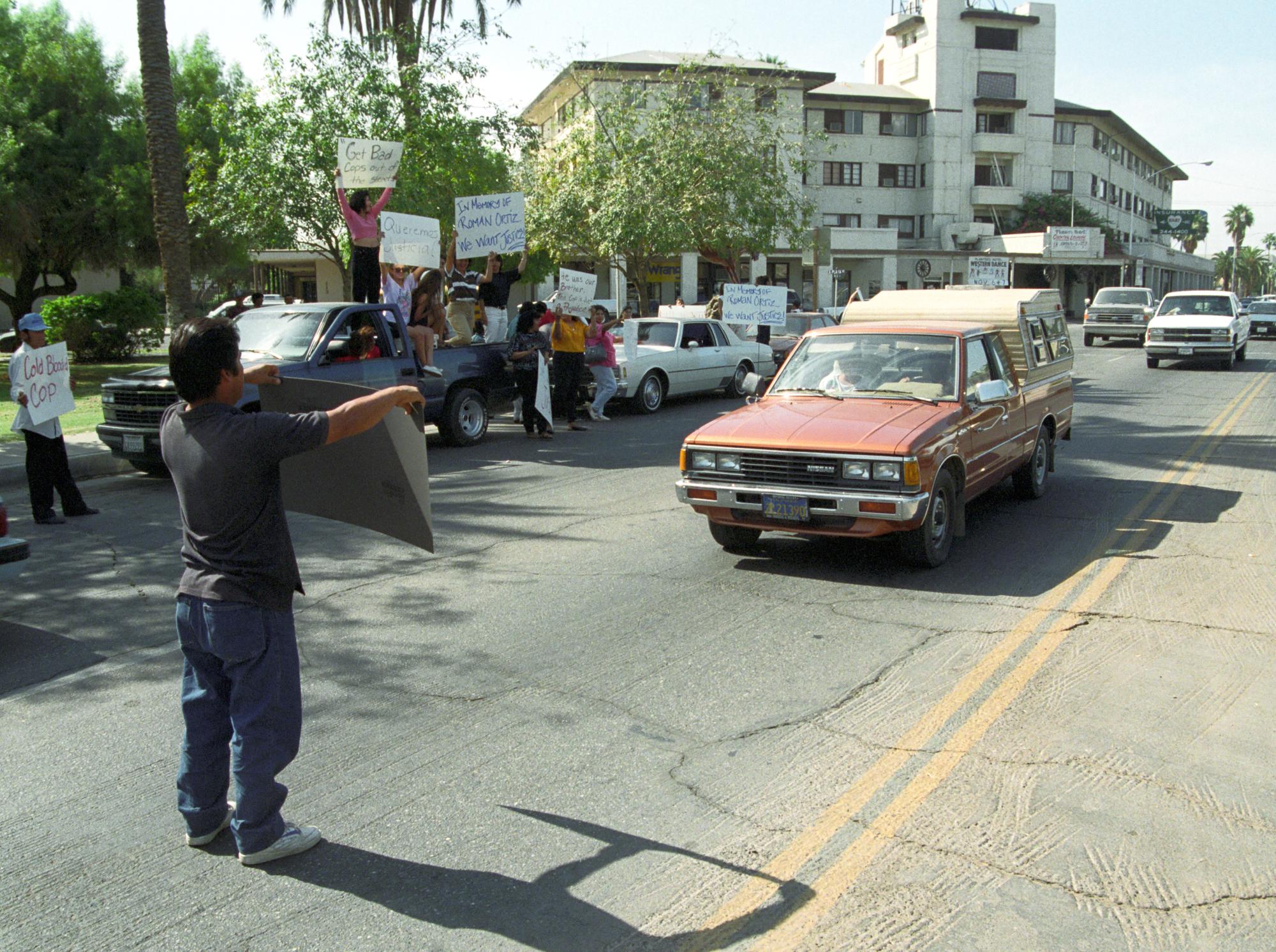 Imperial Valley Press (1992) - Ortiz Protest #2