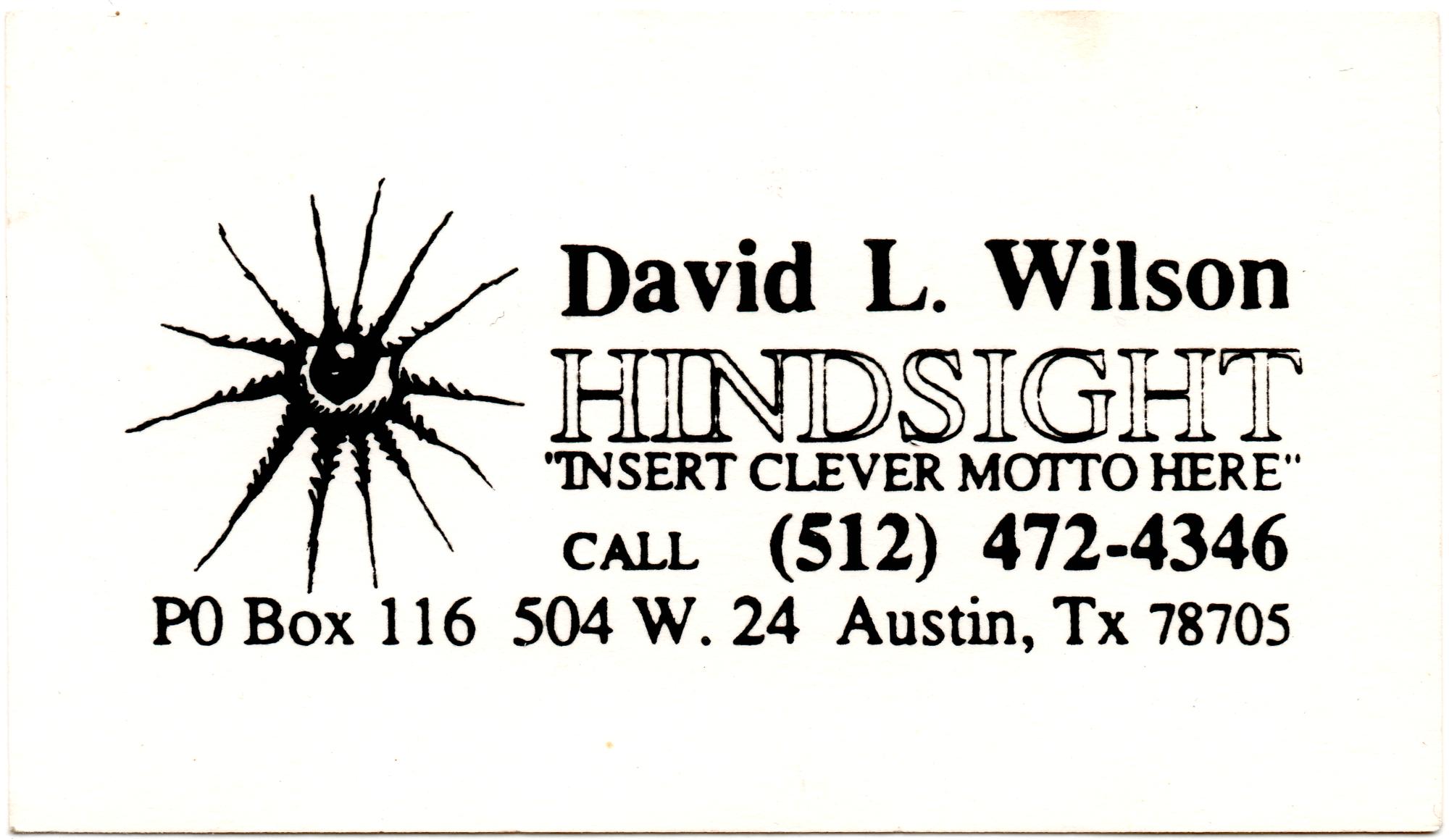 UT Austin - Bus Card David LWilson