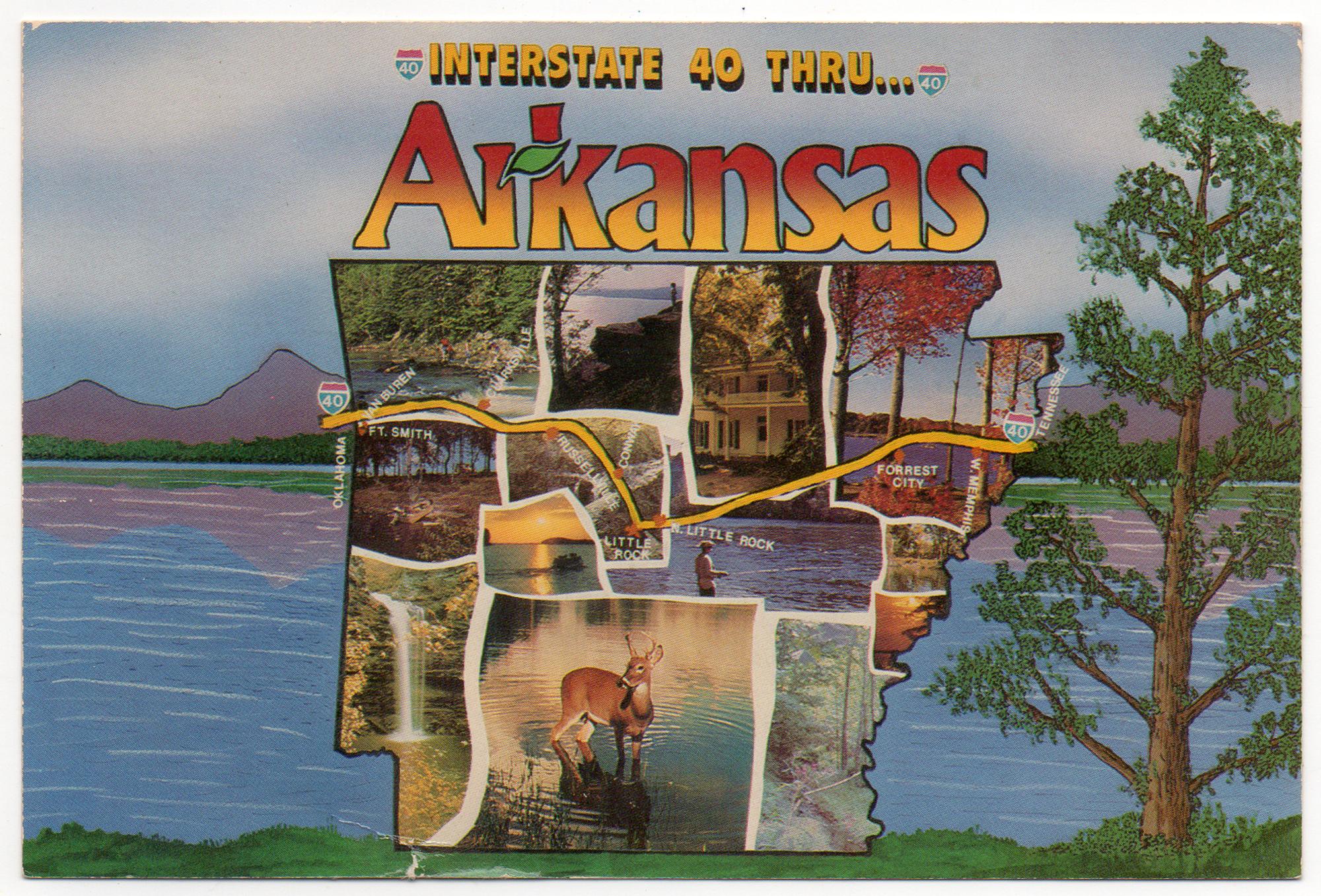 UT Austin - Postcard Arkansas