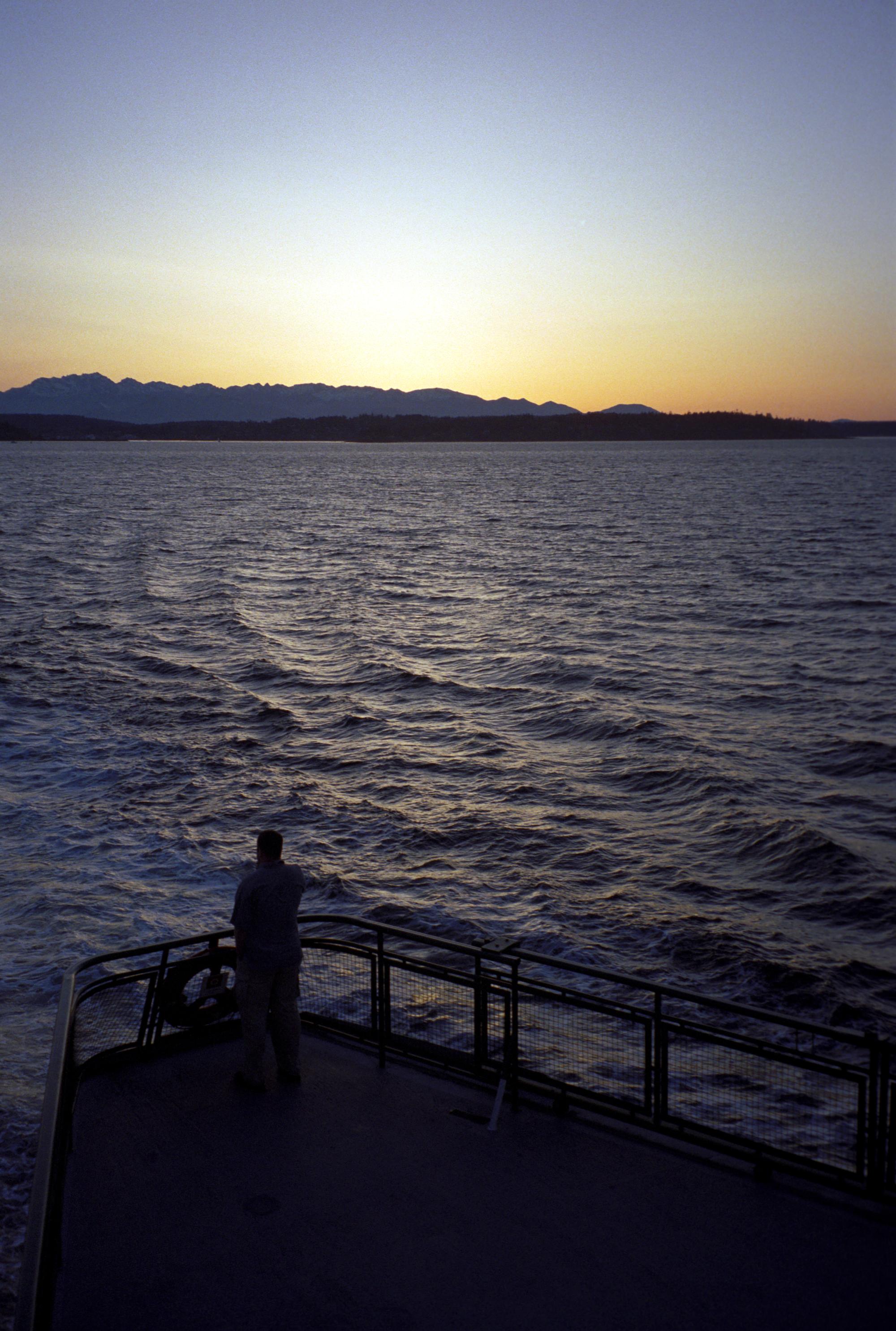 Olympic Peninsula - Ferry Sunset #1