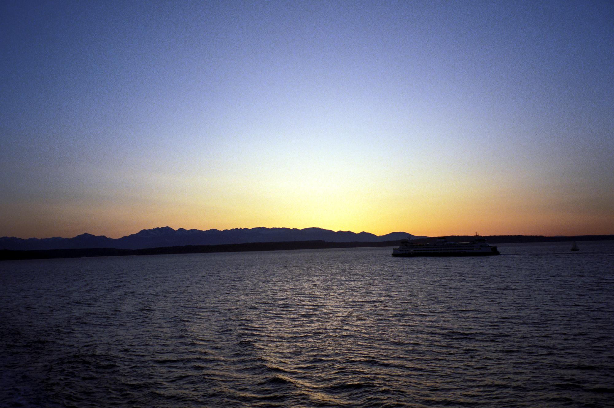 Olympic Peninsula - Ferry Sunset #2
