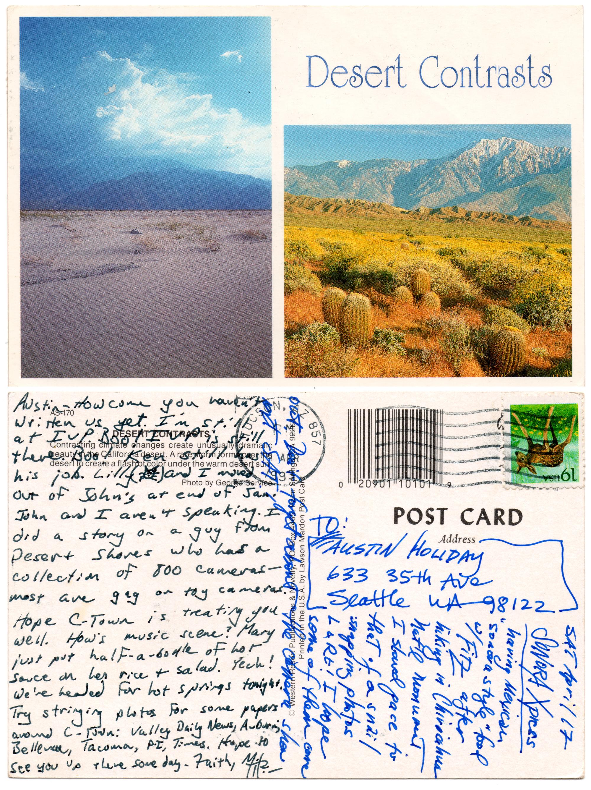Seattle (1993) - Postcard Mike