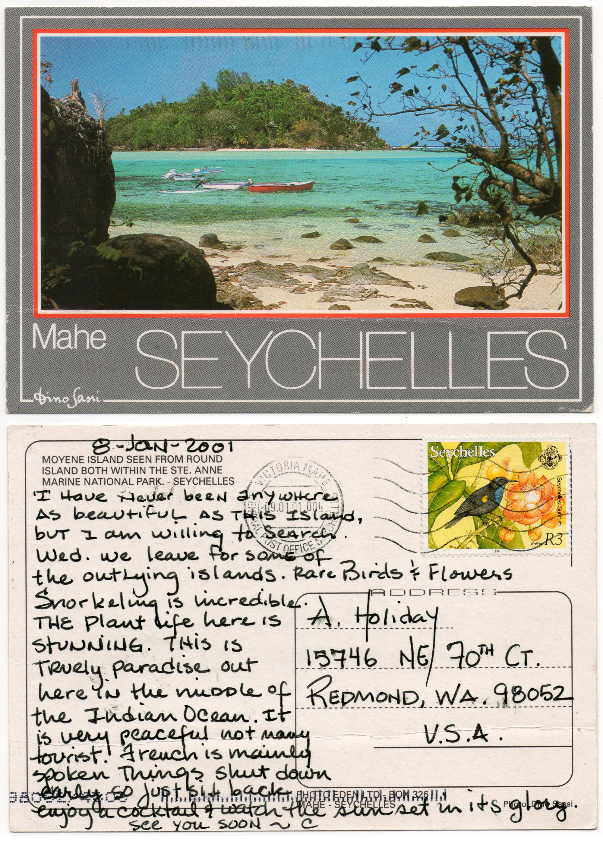 Seattle (2001) - Postcard Cythina