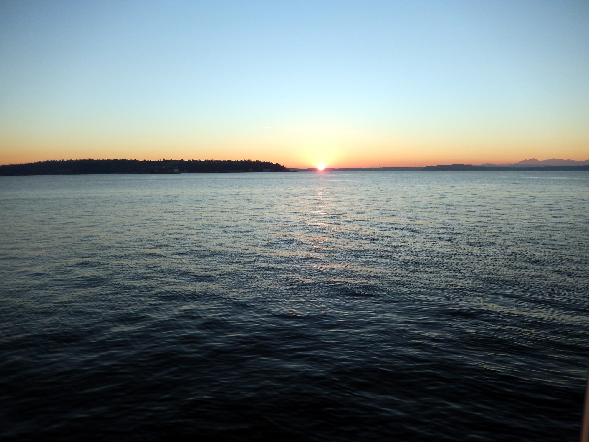 Seattle (2010-2019) - Puget Sound Sunset
