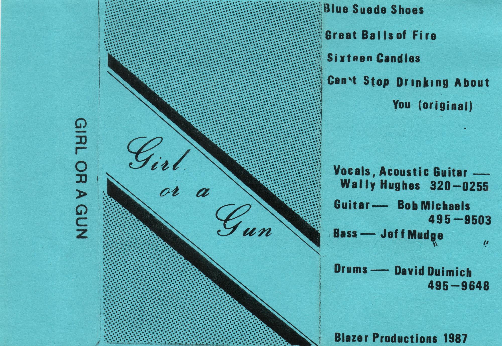 Austin Music (1987-1992) - Girl Or AGun Cassette Cover