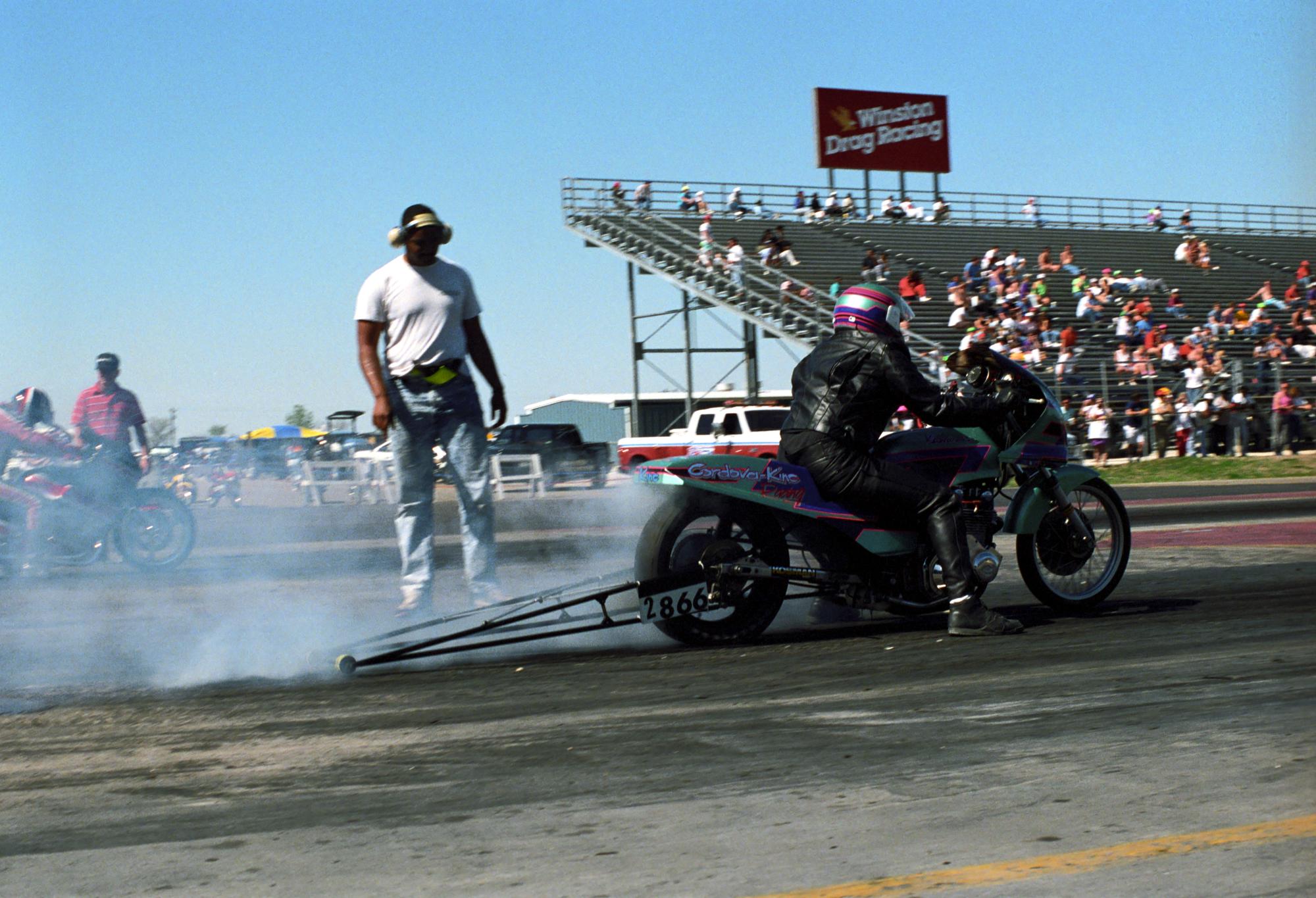 Texas Motor Drag Racing (1991) - Drag Racing Warm Up #1