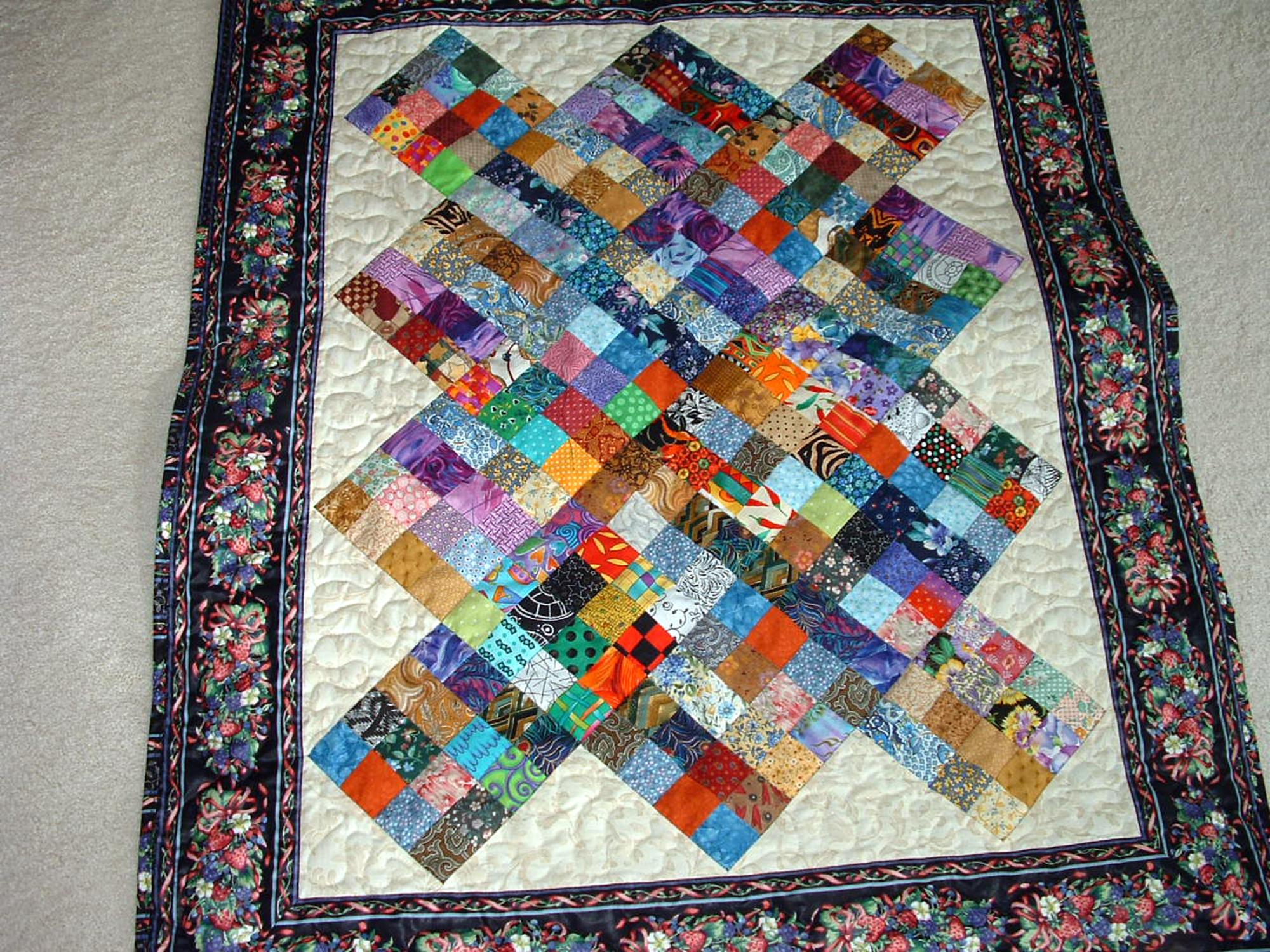 Barbaras Crafts - 16 Patch Quilt #1