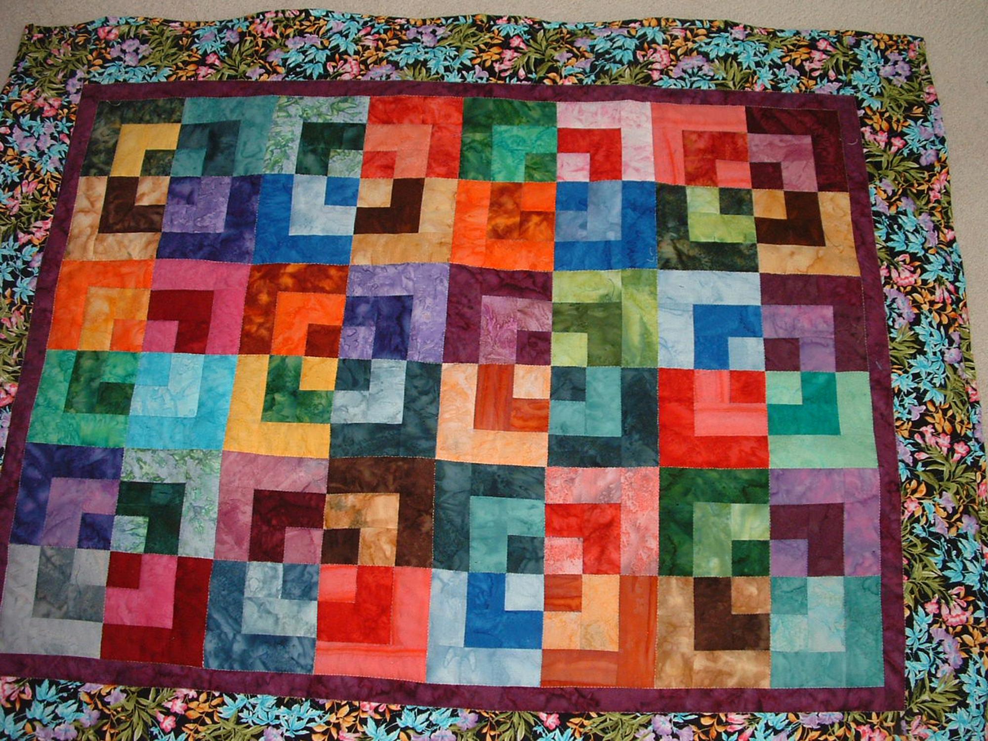 Barbaras Crafts - Log Cabin Quilt