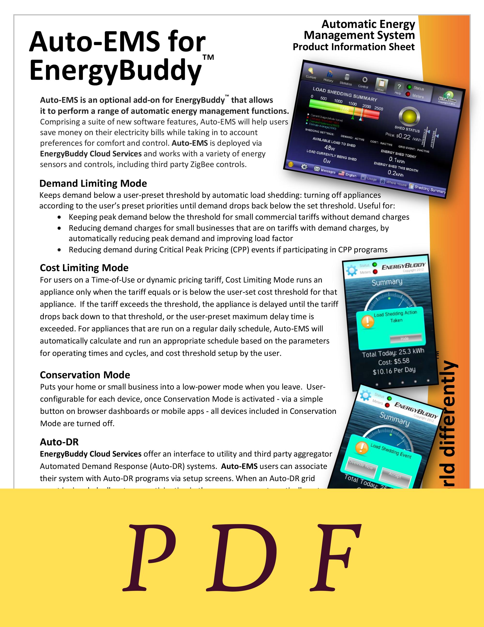 FutureDash - Energy Buddy Auto EMS