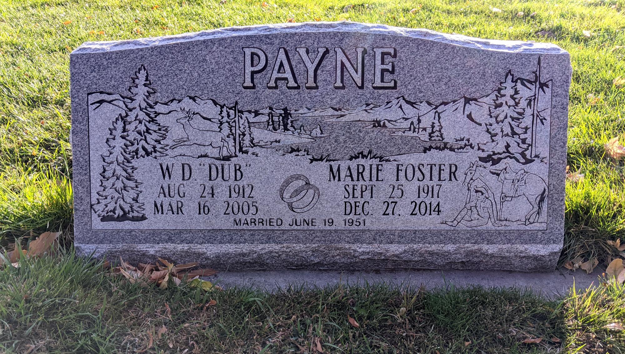 Memorials - Payne Tombstone #1