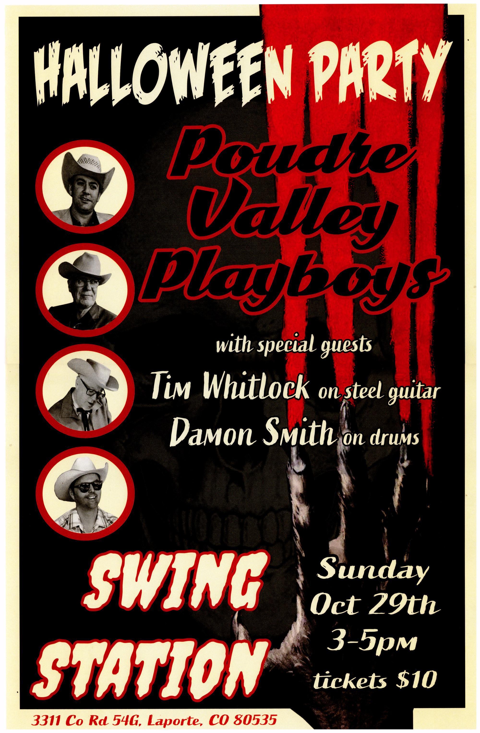 Northern Colorado Music - Flier Poudre Valley Playboys