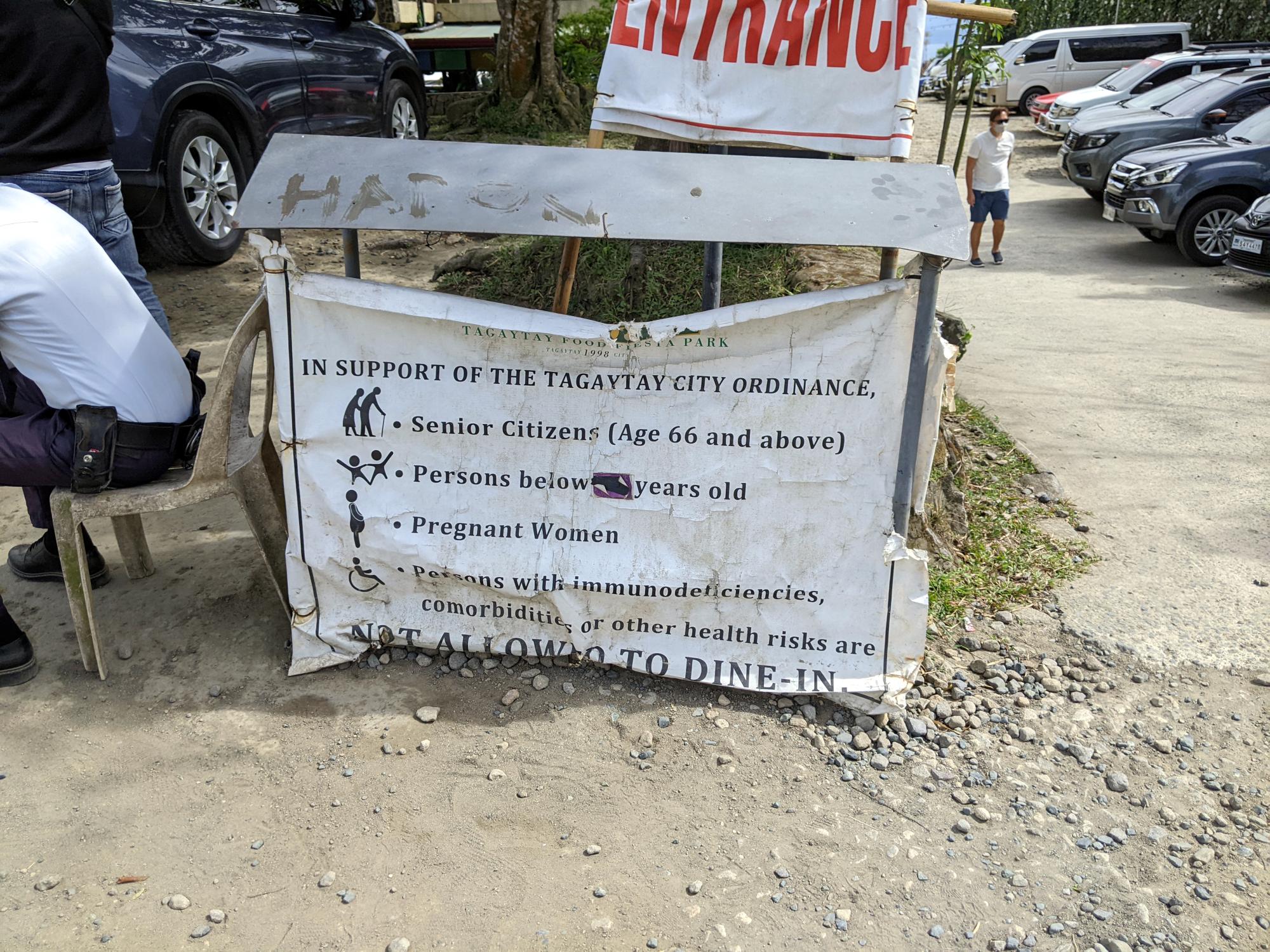 Signs of the Philippines - COVID Rules #1