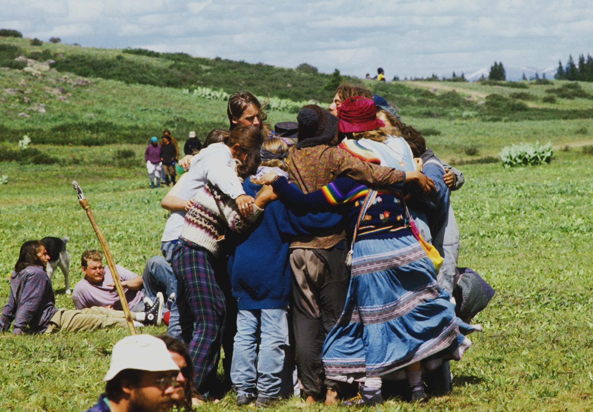 Rainbow Gathering (1992) - Group Hug #3