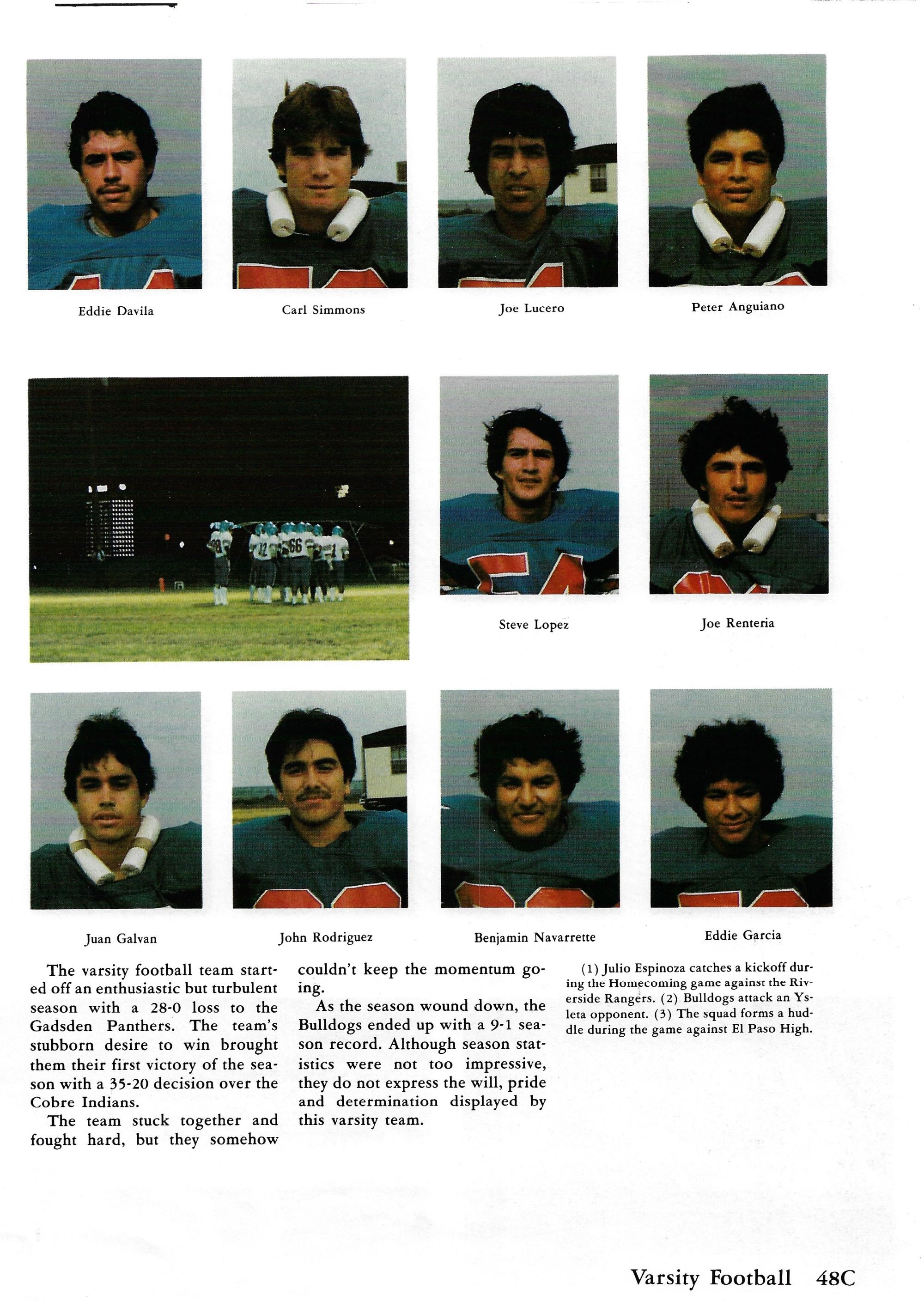 El Chato SHS Yearbook (1982) - El Chato #048C