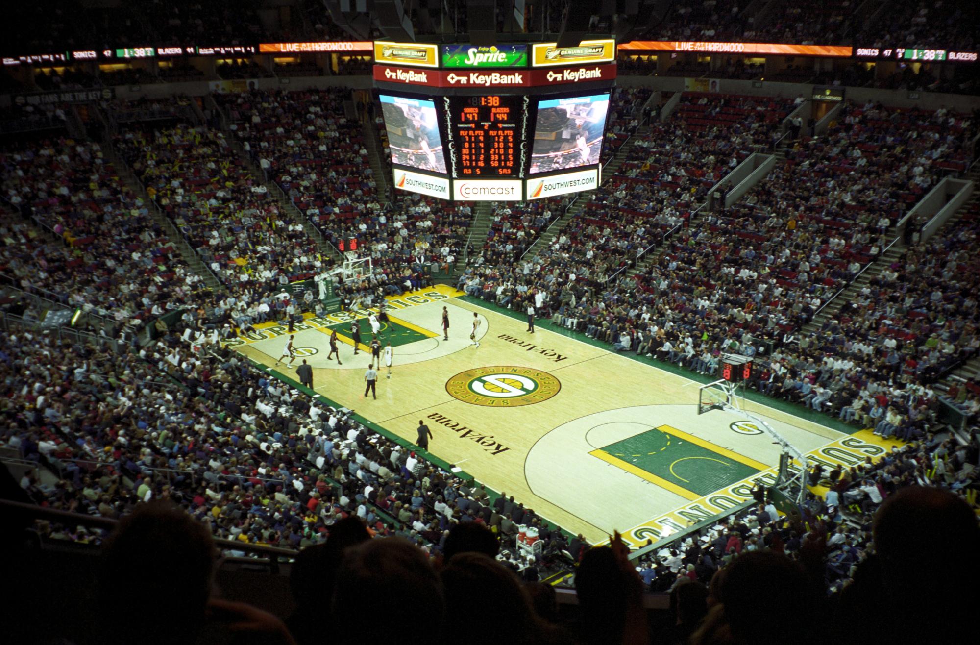 Sports - Supersonics At Key Arena